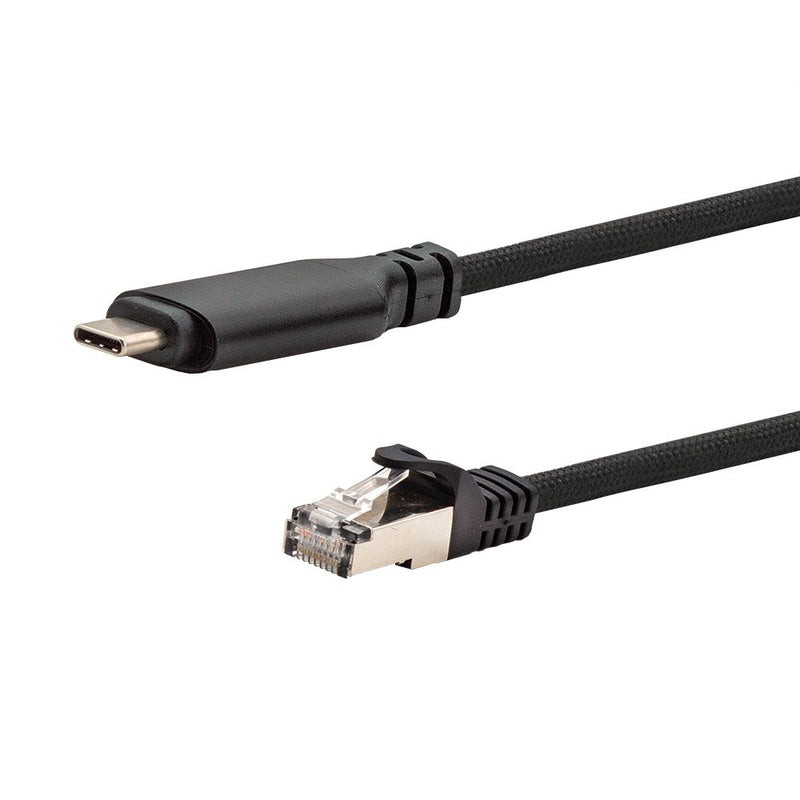 E+P Elektrik - Konfektioniertes A/V-Kabel USB3.2 Ethernetkabel 2m CC 369 USB-C zu RJ45