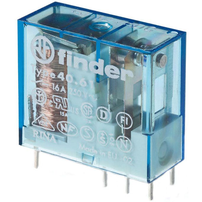Finder - Schaltrelais Relais 40.61.7.024.4300 1S, 16A − 50 Stück