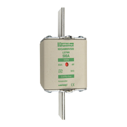 Mersen - Messersicherung Sicherungseinsatz NH aM NH3AM69V450 Gr.3 450A sfü KM