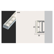Paulmann - Zubehör/Ersatzteile für Lichtschlauch/-band LED-Strip Profil 708.10