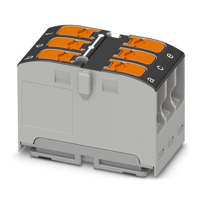 Phoenix Contact - Durchgangs-Reihenklemme Verteilerblock PTVFIX 6X2,5 BK − 20 Stück