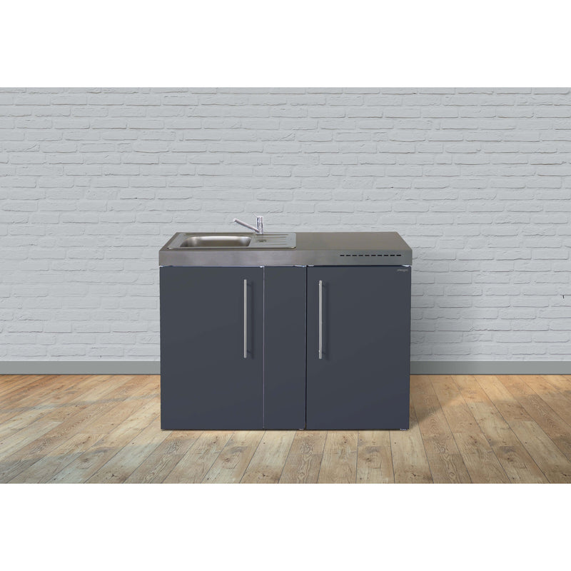 Stengel - Mini-Küche Miniküche Premiumline MPSG120GKFreBli Schiefergrau