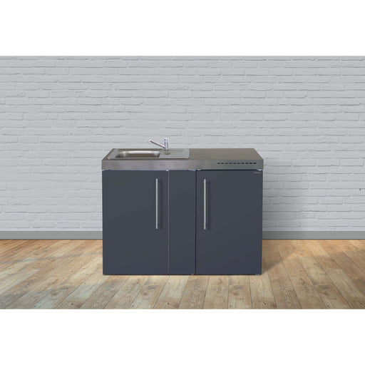 Stengel - Mini-Küche Miniküche Premiumline MPSG120GKFreBli Schiefergrau