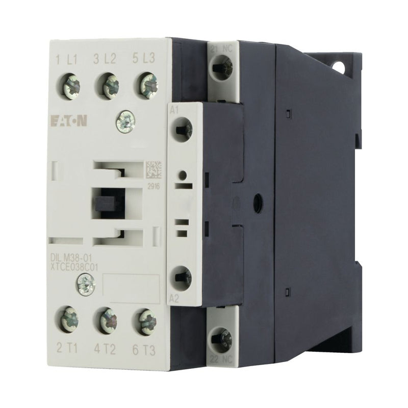 Eaton - Leistungsschütz zum Schalten von Wechselstrom Leistungsschütz 3polig DILM38-01(RDC60) 380/400V 18.5kW