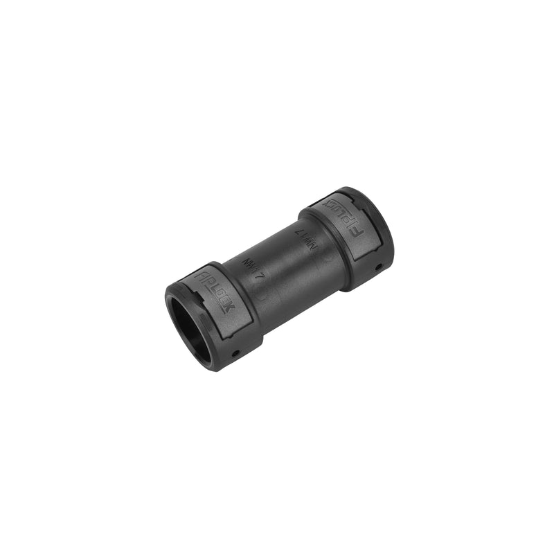 Fränkische - Verbinder für Wellschläuche Wellrohrverbinder ACPA-48B Kunststoff, schwarz − 4 Stück