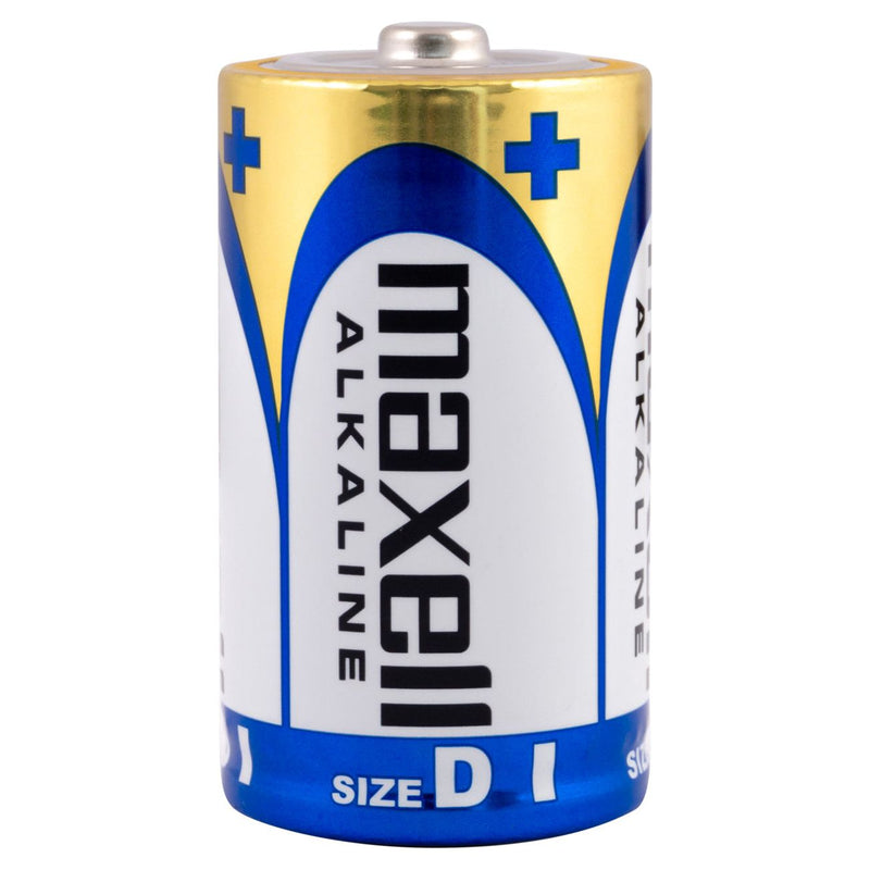 Hückmann - Batterie 1,5V D Maxell LR20 Shrink(VE 2) 2er Folie