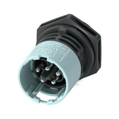 Phoenix Contact - Rundsteckverbinder, feldkonfektionierbar (Industriesteckverbinder) Gerätesteckverbinder PRC 20/5-C2-#1308654 Vorderwand