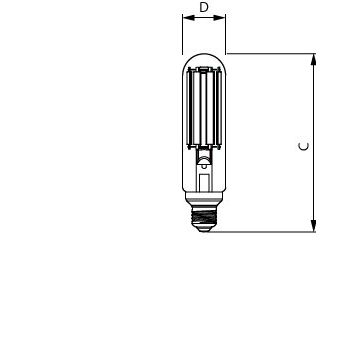 Philips Lighting - LED-Lampe/Multi-LED LED-Entladungslampen MASLEDSON- #37425600 4000K, E27 − 6 Stück