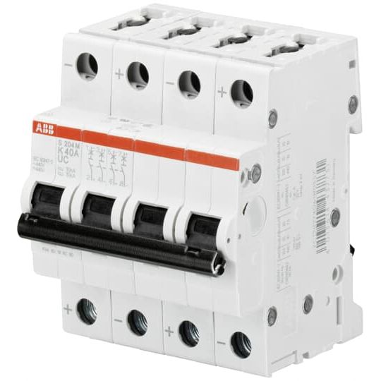 ABB Stotz S&J - Leitungsschutzschalter Sicherungsautomat S204M-Z5UC 10 kA, 5 A, 4P