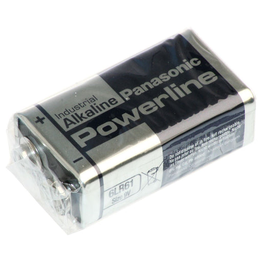 Hückmann - Batterie 9V Block 6LR61AD/1P 1er Folie Panasonic − 12 Stück
