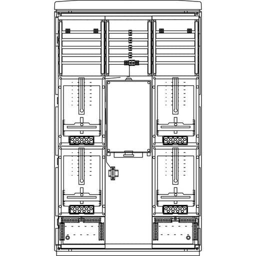 Elsta Mosdorfer - Zähler-Komplettschrank Zähleranschlusssäule ZS614.N5 A655-1 N5 4Z 3.HZ
