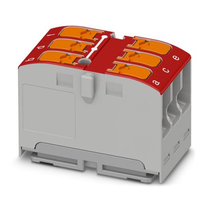 Phoenix Contact - Durchgangs-Reihenklemme Verteilerblock PTVFIX 6X2,5 RD − 20 Stück