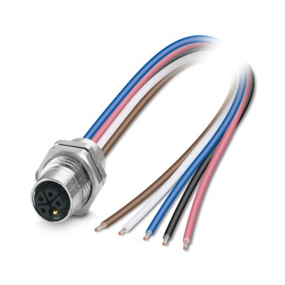 Phoenix Contact - Patchkabel Kupfer Gerätesteckverbinder SACC-DSI-M12#1239085 Hinterwand