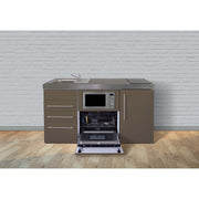 Stengel - Mini-Küche Miniküche Premiumline MPGSMS3MM160GSGKFlBr Mokka metallic