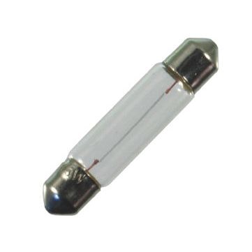 Scharnberger+Hasenbein - Anzeige- und Signallampe Soffittenlampe 8X36mm 26527 S7 12V 3W rot