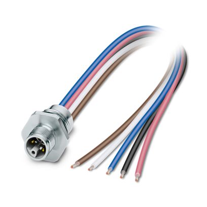 Phoenix Contact - Patchkabel Kupfer Gerätesteckverbinder SACC-E-M12MS#1239513 Vorderwand