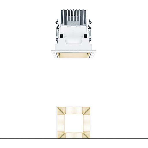 Zumtobel Group - Downlight/Strahler/Flutlicht LED-Einbauleuchte P-INF Q #60817996 4000K