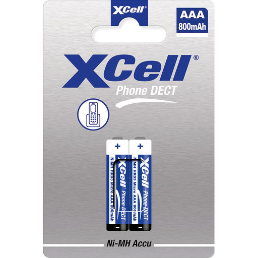 Hückmann - Akku Xcell Phone Accus X800AAA X800AAA (Bli 2) Ni-MH 1,2V / 800mAh