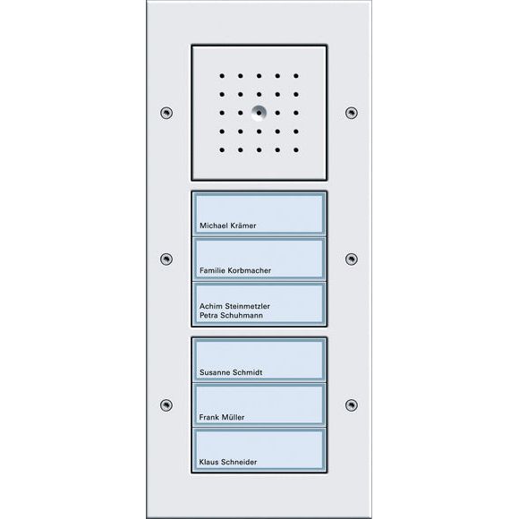 Gira - Türstation für Türkommunikation Türstation 126866 AP 6fach reinweiß
