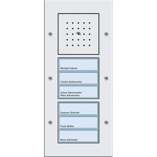 Gira - Türstation für Türkommunikation Türstation 126866 AP 6fach reinweiß