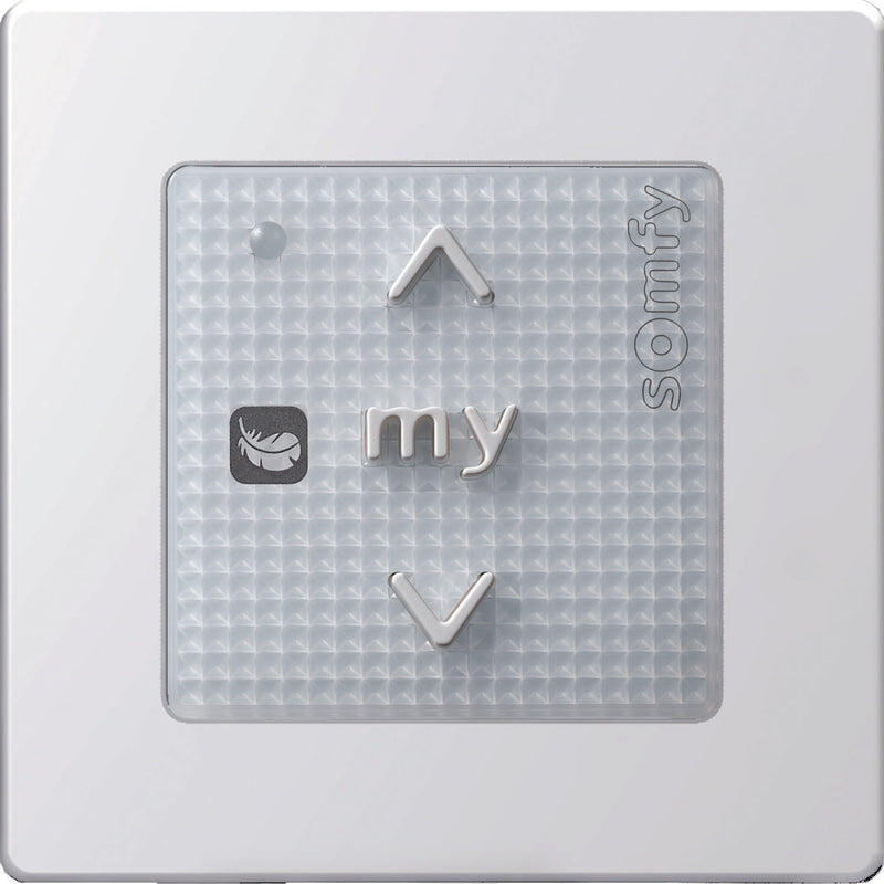 Somfy - Funksender Funkwandsender io 1811717 Pure Shine m.Rahmen
