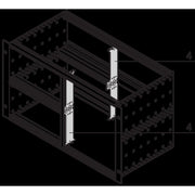 Schroff - Komponente für den Ausbau (Schaltschrank) Strebe 64560010 6HE − 10 Stück