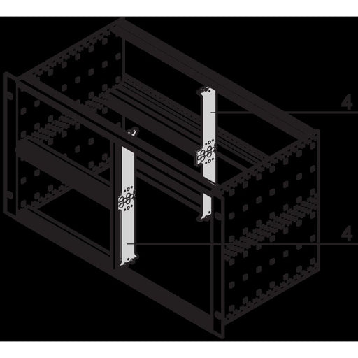 Schroff - Komponente für den Ausbau (Schaltschrank) Strebe 64560010 6HE − 10 Stück