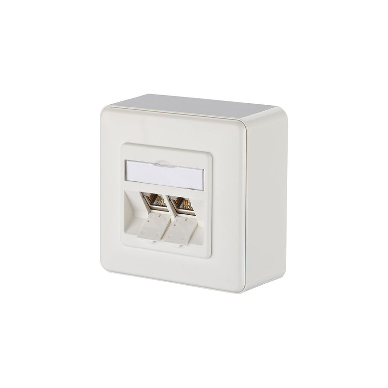 Metz Connect - Kommunikationsanschlussdose Kupfer Anschlussdose E-DAT AP 1309120002-E rws modul 8/8(8)