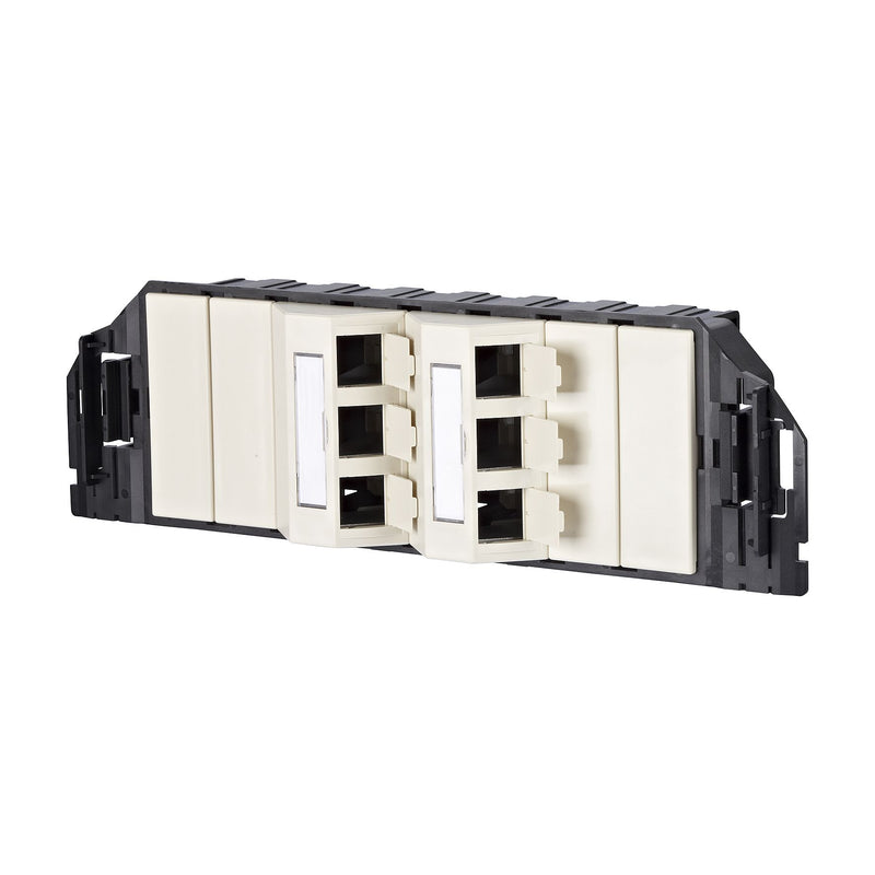 Metz Connect - Kommunikationsanschlussdose Kupfer Anschlussdose E-DAT 6x8(8) GB3 pws subway