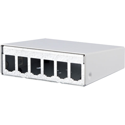 Metz Connect - Frontpanel/Patchpanel leer (Schaltschrank) AP-Gehäuse leer 130861-0602-E E-DATmodul 6er rws − 1 Stück