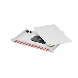 Telegärtner - Patchpanel LWL Spleißbox bestückt TNSB-Be-12LCD-E9-OS2 12xLCD 9/125OS2 1HE − 1 Stück