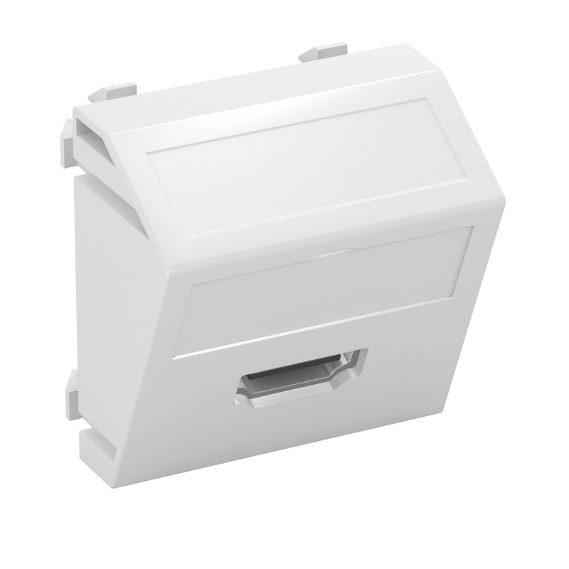 OBO Bettermann - Einsatz/Abdeckung für Kommunikationstechnik Multimediaträger HDMI MTS-HD S RW1 45x45mm rws − 1 Stück