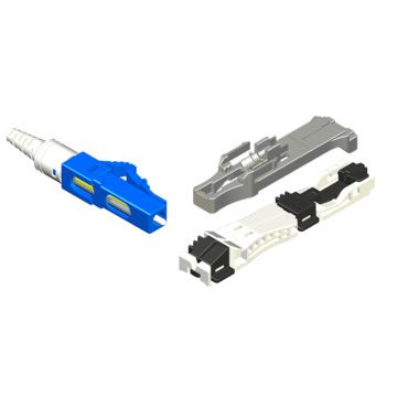 Telegärtner - LWL-Steckverbinder FFP-Set LC m. Montagehilfe 100007140 OS2/APC, 3000