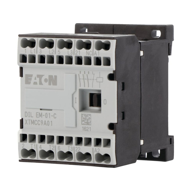 Eaton - Leistungsschütz zum Schalten von Wechselstrom Leistungsschütz 3polig DILEM-01-C#231687 24V 380/400V