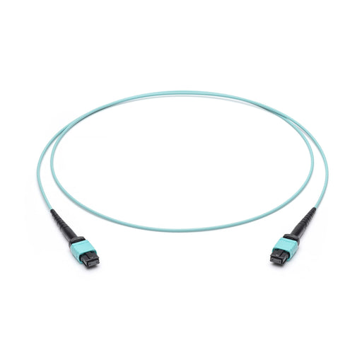 Corning - Patchkabel LWL LWL-Patchkabel 12F MPO PC JZBZB12QEZ-NB006M BU/BU OM4 6m türkis