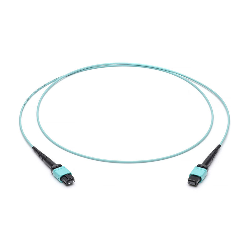 Corning - Patchkabel LWL LWL-Patchkabel 12F MPO PC JZBZC12QEZ-NB030M BU/ST OM4 30m türkis