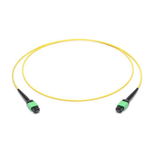 Corning - Patchkabel LWL LWL-Patchkab. 12F MPO APC JZDZD12GEZ-NB010M BU/BU OS2 10m gelb