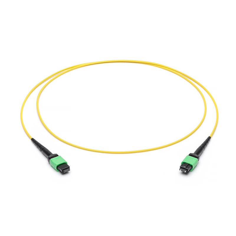 Corning - Patchkabel LWL LWL-Patchkab. 12F MPO APC JZDZE12GEZ-NB007M BU/ST OS2 7m gelb