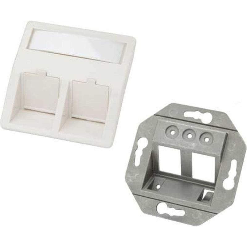 Excel Networking - Mechanisches Zubehör/Ersatzteile für Leuchten Keystone-Dose leer rws 100-283 2- Port, 50x50mm