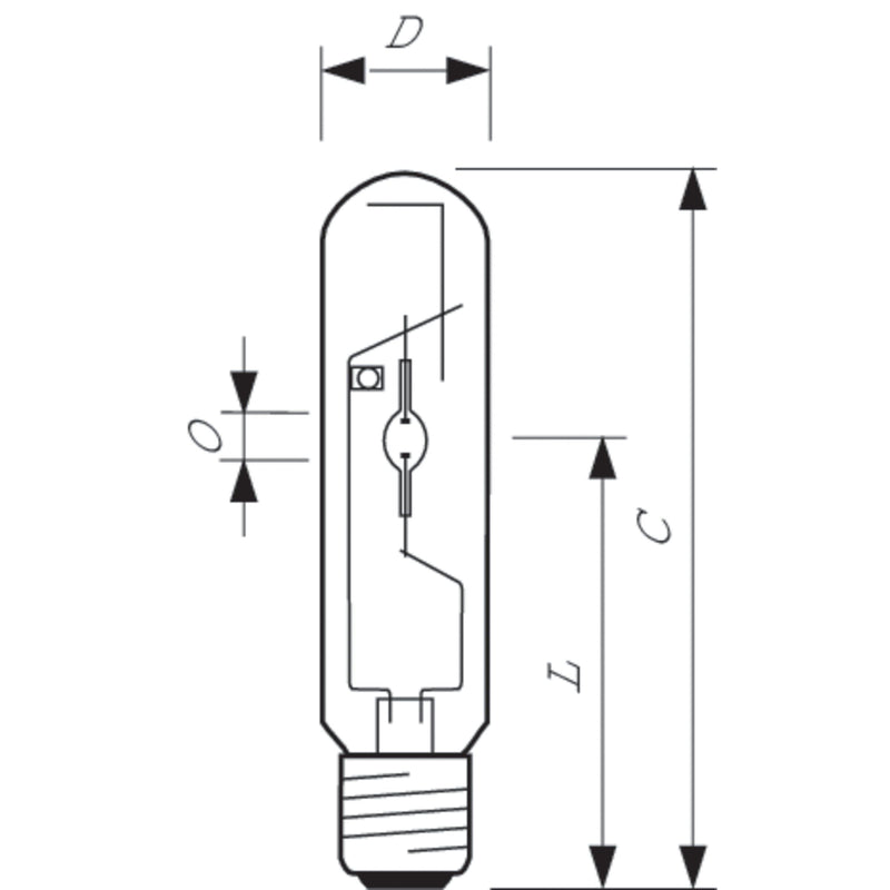 Philips Lighting - Halogen-Metalldampflampe ohne Reflektor Metall-Halogendampflampe CDM-T MWEco360/842 360W 4200K E40
