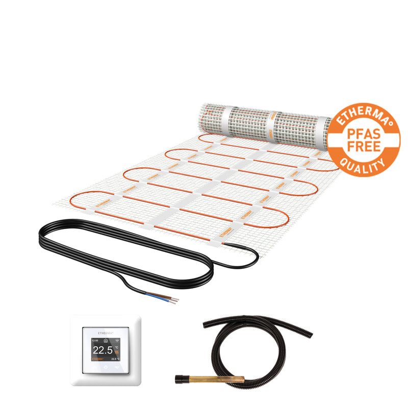 Etherma - Elektrische Flächenheizung Netzheizmattenset SETeFLOORPROP1502700 13.5qm, 2025W, 230V