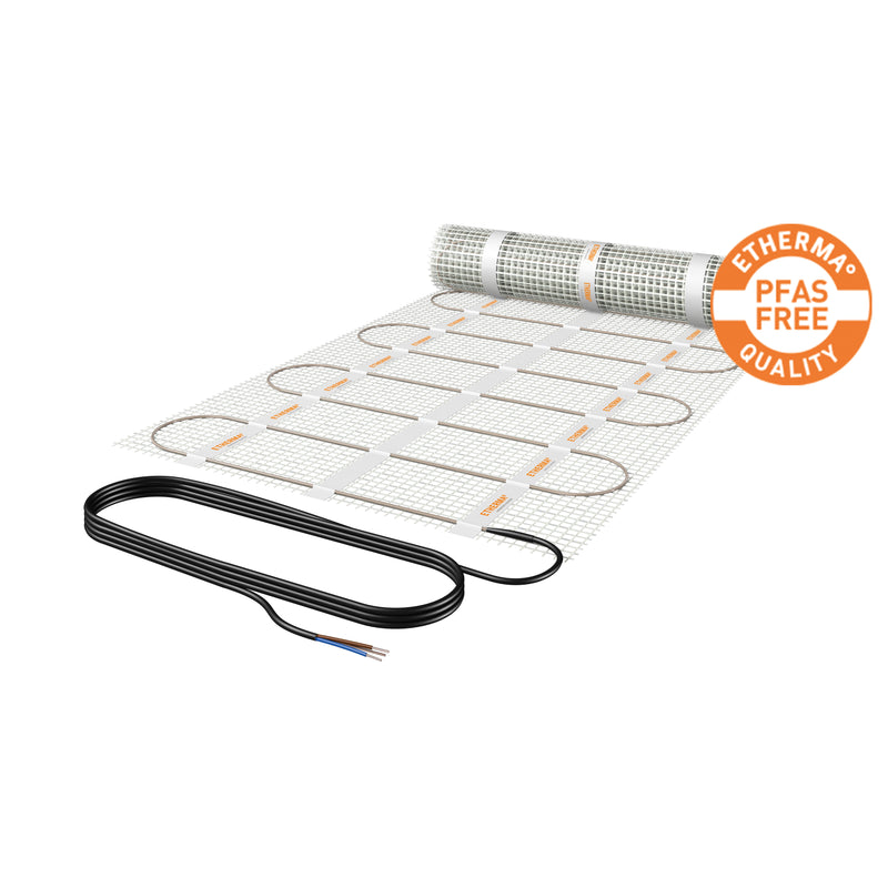 Etherma - Elektrische Flächenheizung Heizmatte robust,PFAS eFLOORSTRONG-200-180 frei 0.9qm 50x180cm