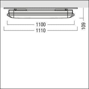 Zumtobel Group - Decken - /Wandleuchte LED - Feuchtraumleuchte AMP S 4600 #42930739 4000K