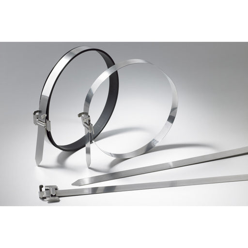 HellermannTyton - Kabelbinder Edelstahlkabelbinder 111-00341(10) 1000x 16 mm − 10 Stück