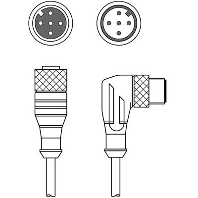 Leuze - Konfektioniertes Sensor-Aktor-Kabel Verbindungsleitung KDS S-M12-5#50133879