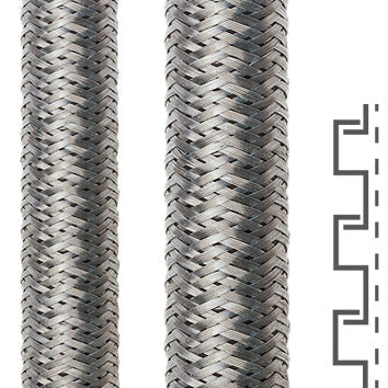 Flexa - Metall-Schutzschlauch Metallschutzschlauch SPR-CU-AS, AD45 AD 45, 38 x 45 mm − 25 Meter