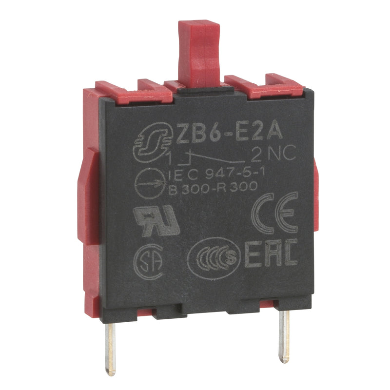 Schneider Electric - Hilfsschalterblock ZB6E2A 1Ö Silberlegierung − 10 Stück