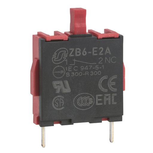 Schneider Electric - Hilfsschalterblock ZB6E2A 1Ö Silberlegierung − 10 Stück