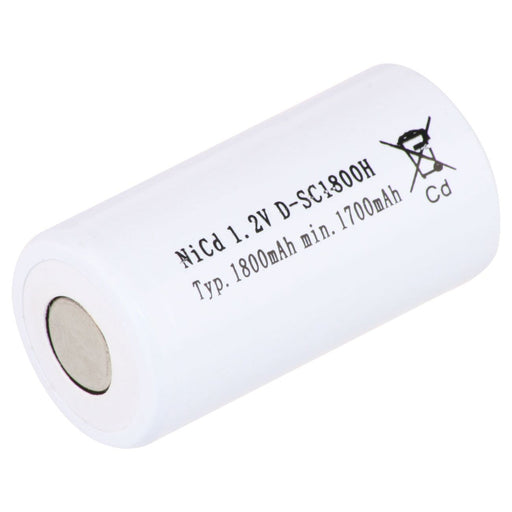 Hückmann - Akku 1,2V Sub-C D-SC1800H 1800mAh Hochtemp