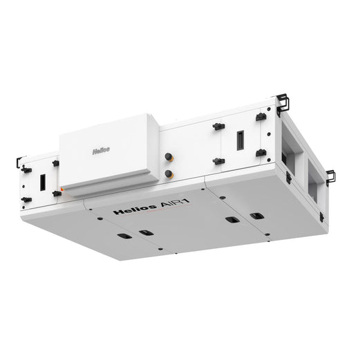 Helios Ventilatoren - Lüftungsgerät mit Wärmerückgewinnung gewerblich Lüftungsgerät mit WRG AIR1 XC 500 R AUL-Seite rechts